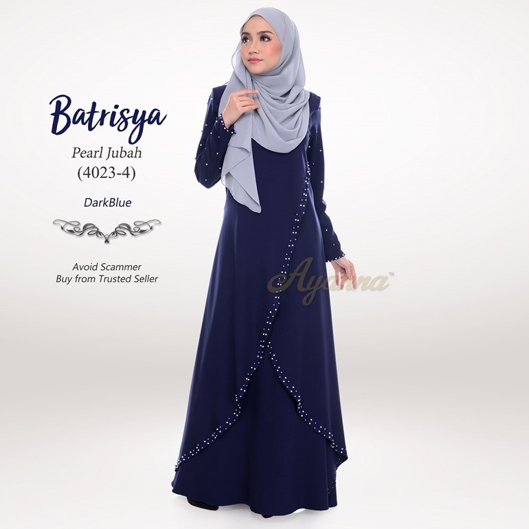 Jubah dark blue shop