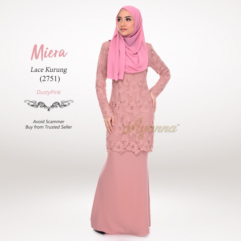 Miera Lace Kurung 2751 (DustyPink)