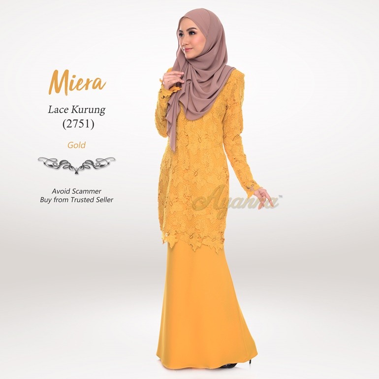 Miera Lace Kurung 2751 (Gold)