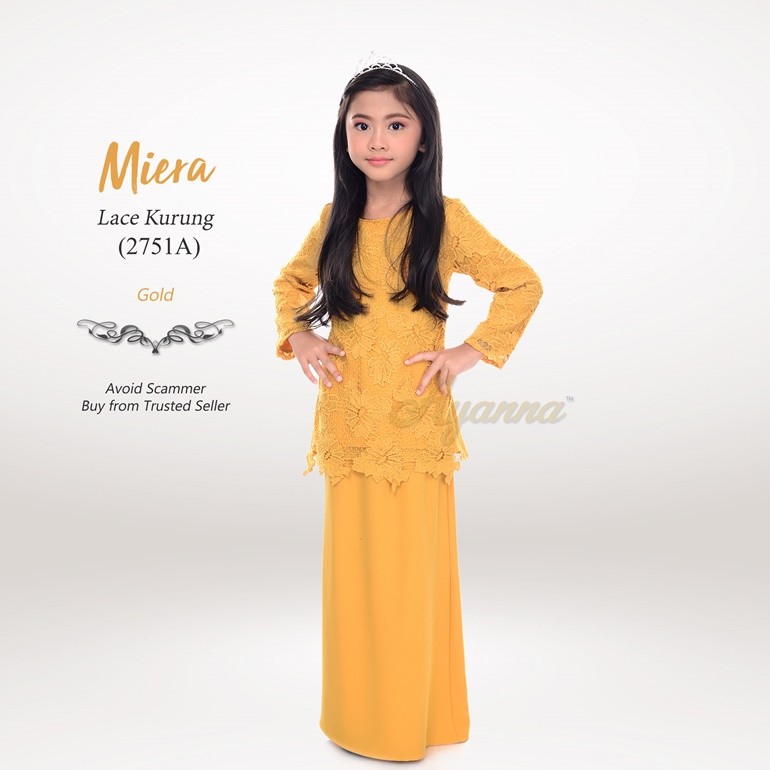 Miera Lace Kurung 2751A (Gold)