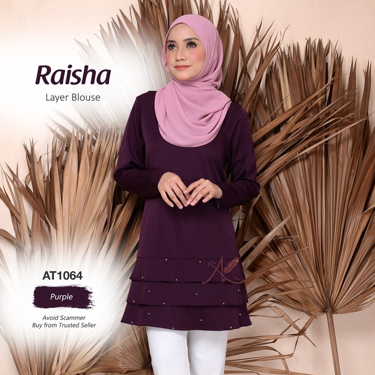 Raisha Layer Blouse AT1064 (Purple)