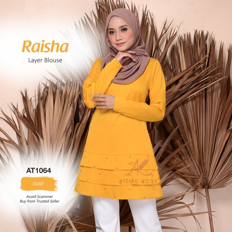 Raisha Layer Blouse AT1064 (Gold)