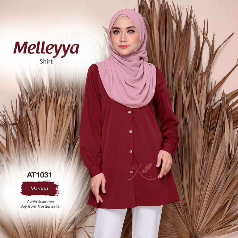 Melleyya Shirt AT1031 (Maroon)