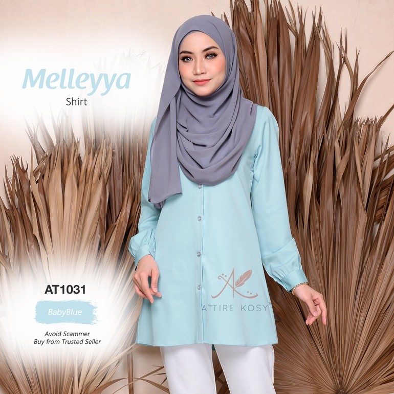 Melleyya Shirt AT1031 (BabyBlue)