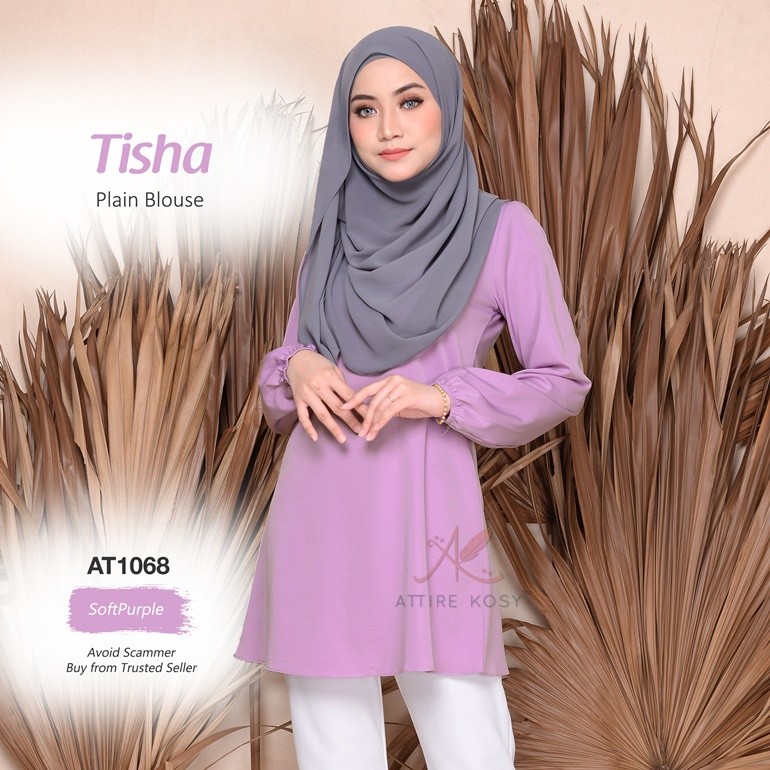 Tisha Plain Blouse AT1068 (SoftPurple)