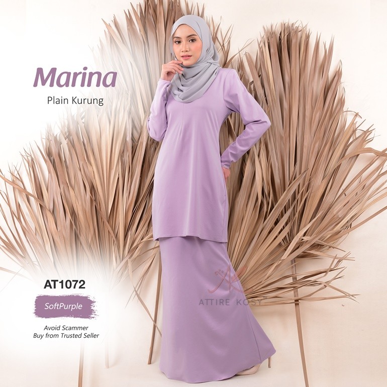 Marina Plain Kurung AT1072 (SoftPurple)
