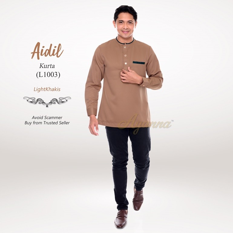 Aidil Kurta L1003 (LightKhakis)