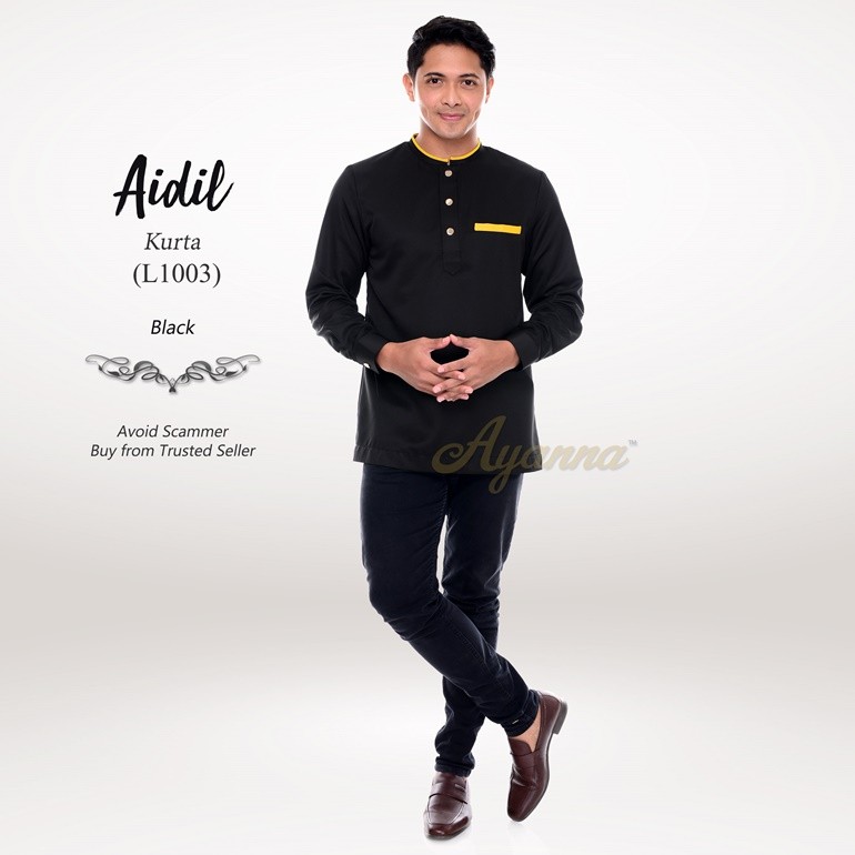 Aidil Kurta L1003 (Black)