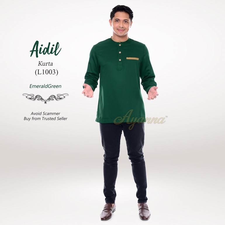 Aidil Kurta L1003 (EmeraldGreen)