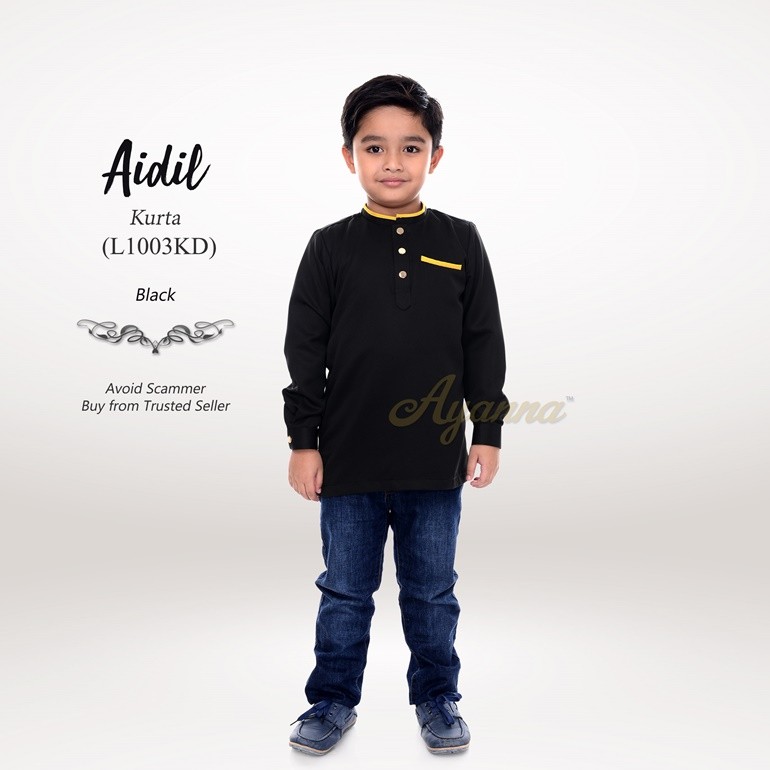 Aidil Kurta L1003KD (Black)