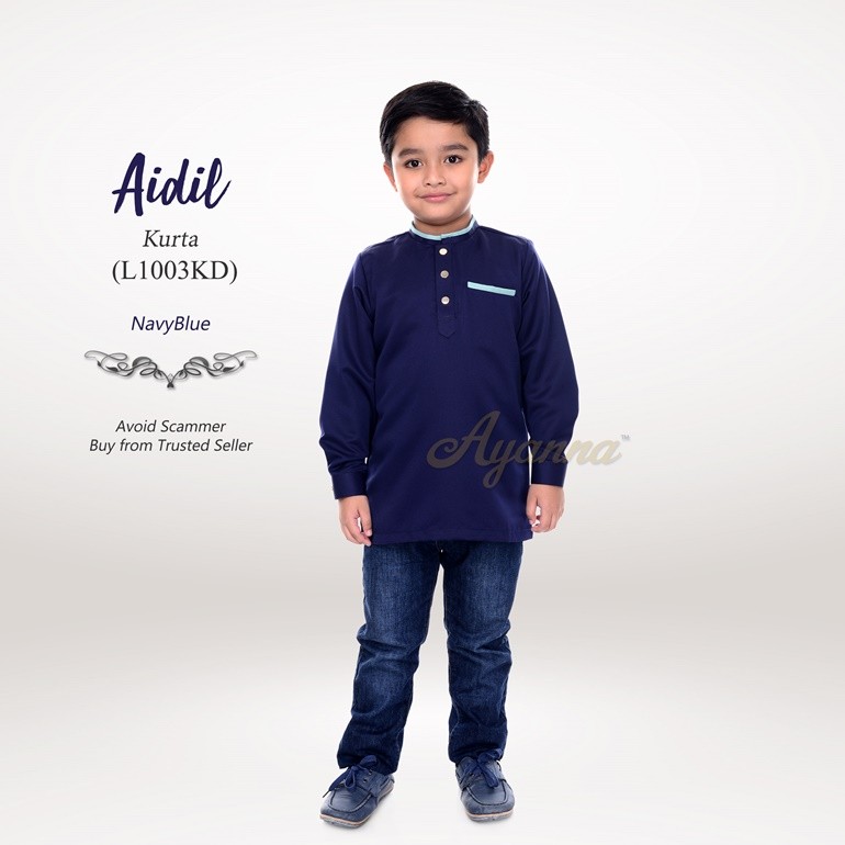 Aidil Kurta L1003KD (NavyBlue)