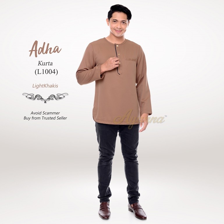 Adha Kurta L1004 (LightKhakis)