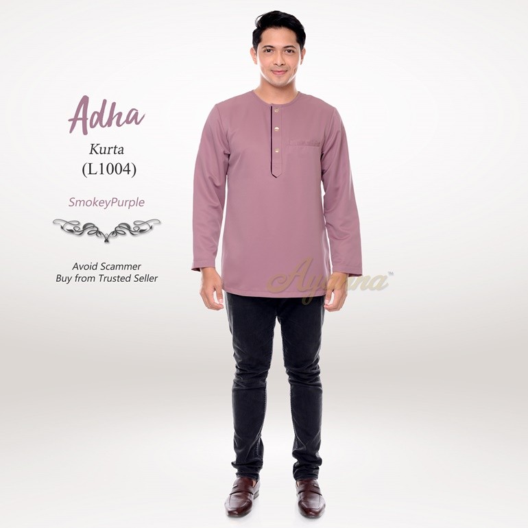 Adha Kurta L1004 (SmokeyPurple)