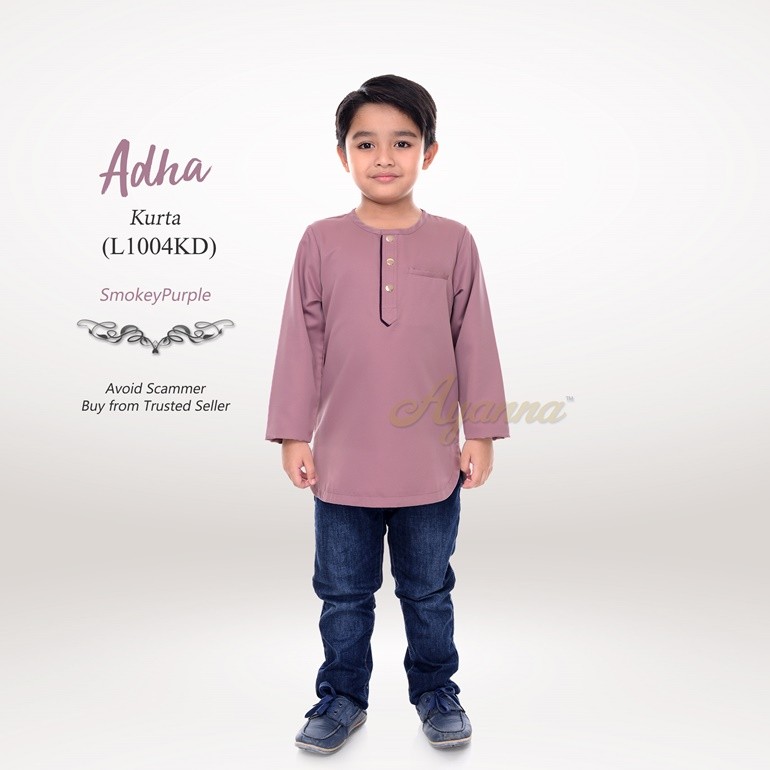 Adha Kurta L1004KD (SmokeyPurple)