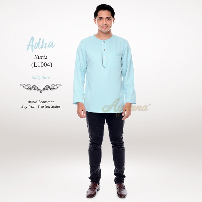 Adha Kurta L1004 (BabyBlue)