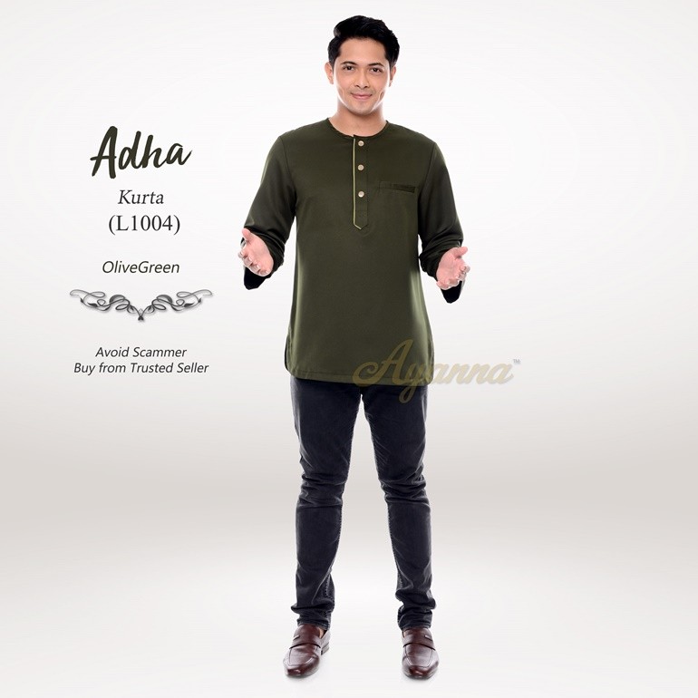 Adha Kurta L1004 (OliveGreen)