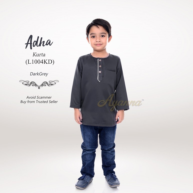 Adha Kurta L1004KD (DarkGrey)