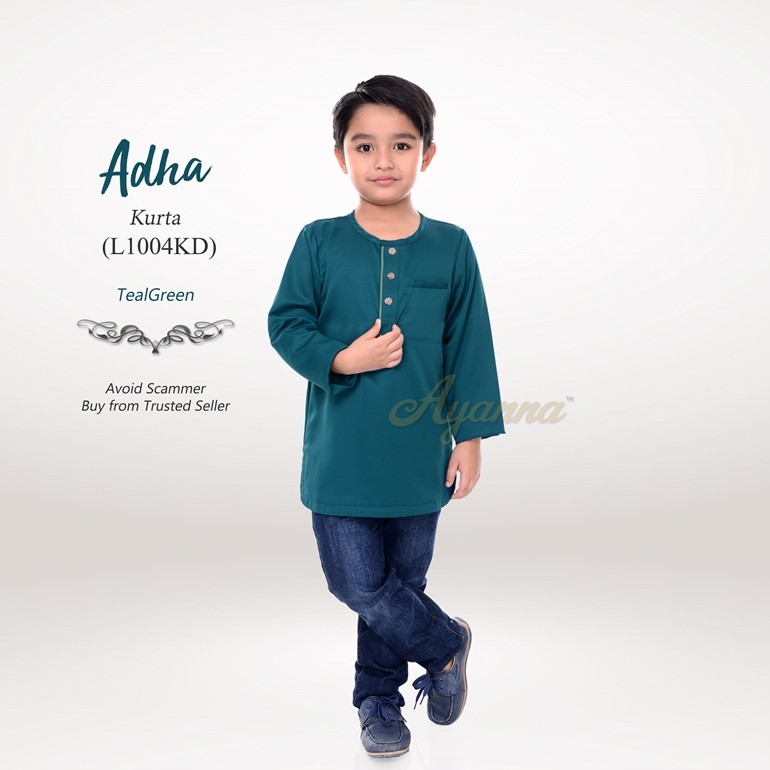 Adha Kurta L1004KD (TealGreen)