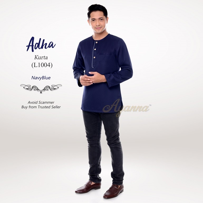 Adha Kurta L1004 (NavyBlue)