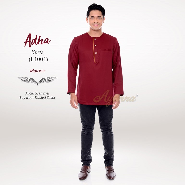 Adha Kurta L1004 (Maroon)