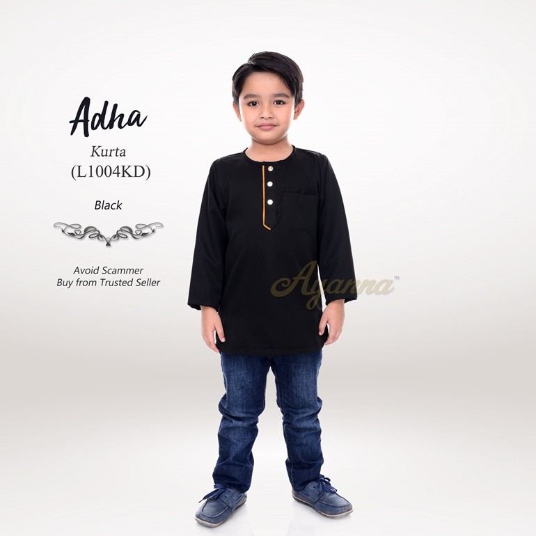 Adha Kurta L1004KD (Black)