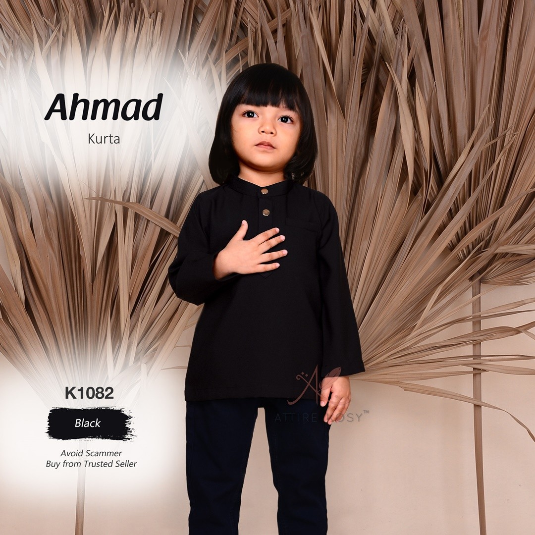 Ahmad Kurta K1082 (Black)