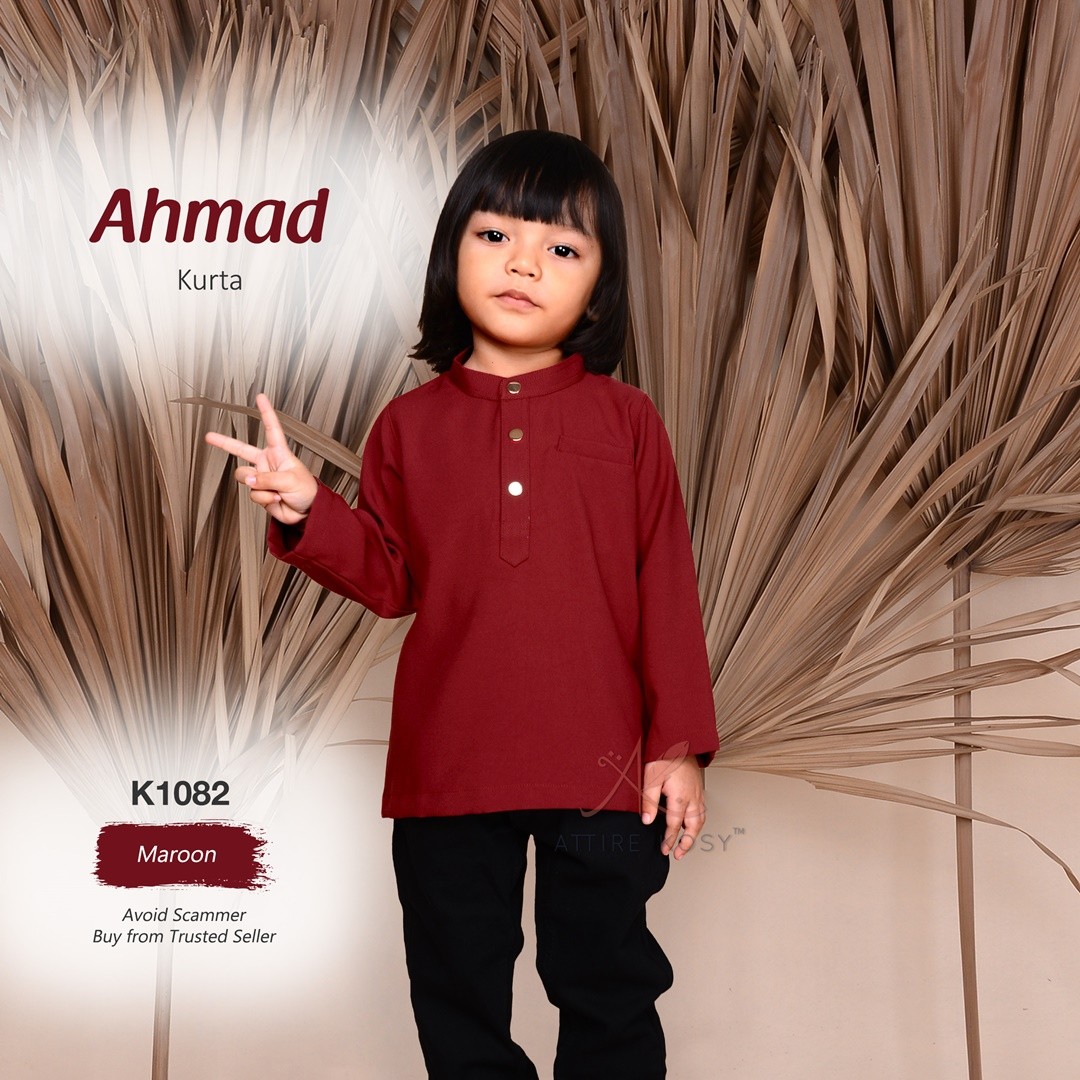 Ahmad Kurta K1082 (Maroon)