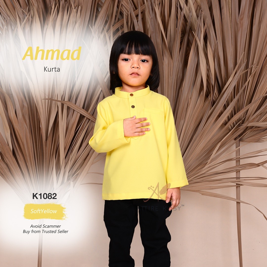 Ahmad Kurta K1082 (SoftYellow)