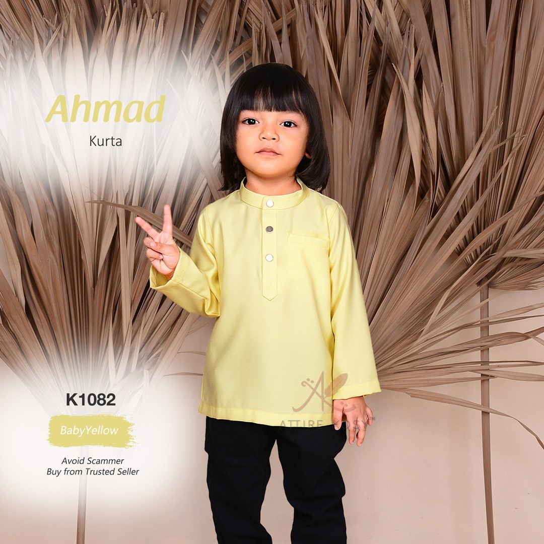 Ahmad Kurta K1082 (BabyYellow)