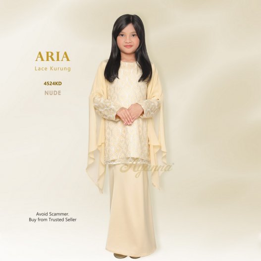 Aria Lace Kurung 4524KD (Nude)