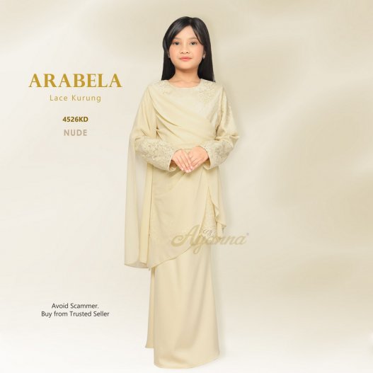 Arabela Lace Kurung 4526KD (Nude)