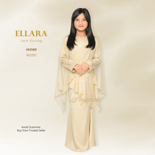 Ellara Lace Kurung 4525KD (Nude) 