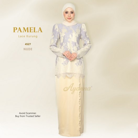 Pamela Lace Kurung 4527 (Nude) 