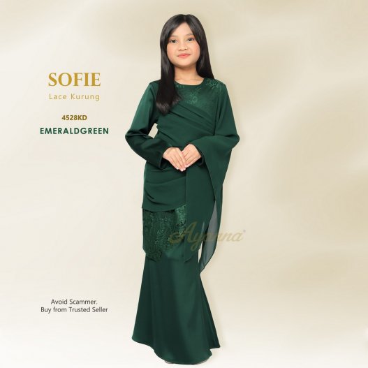 Sofie Lace Kurung 4528KD (EmeraldGreen) 