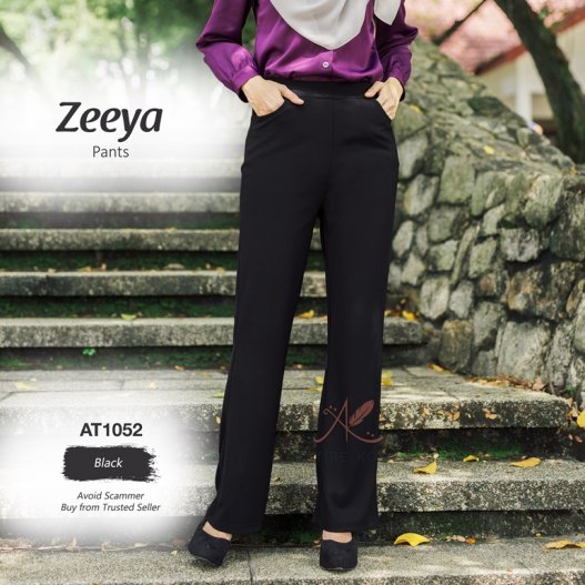 Zeeya Pants AT1052 (Black) 