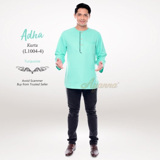 Adha Kurta L1004-4 (Turquoise)