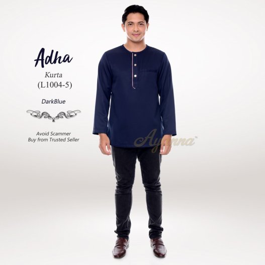 Adha Kurta L1004-5 (DarkBlue) 