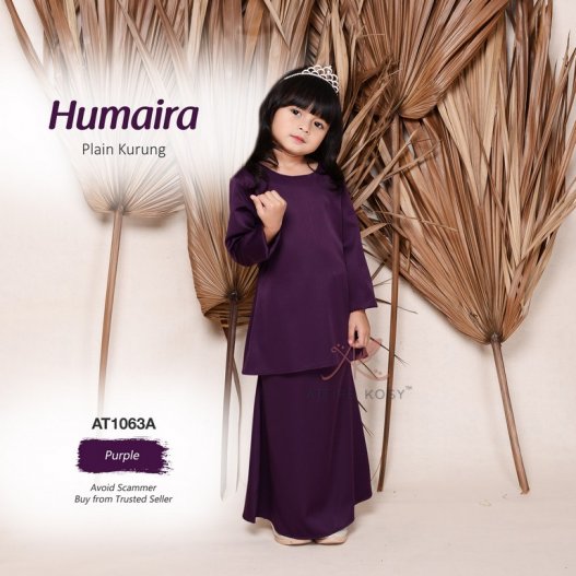 Humaira Plain Kurung AT1063A (Purple) 