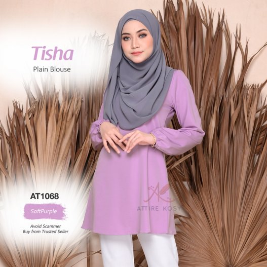 Tisha Plain Blouse AT1068 (SoftPurple)