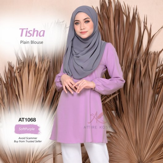 Tisha Plain Blouse AT1068 (SoftPurple) 