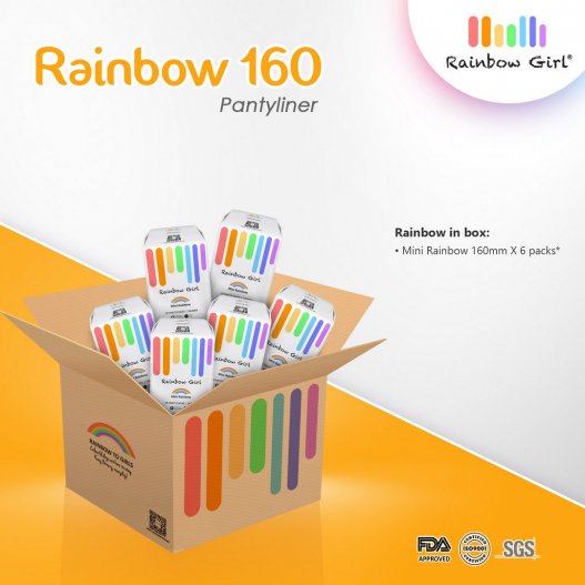 Rainbow 160 Box - 6 packs