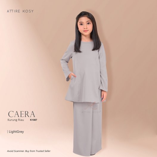 Caera Kurung Riau K1087 (LightGrey)