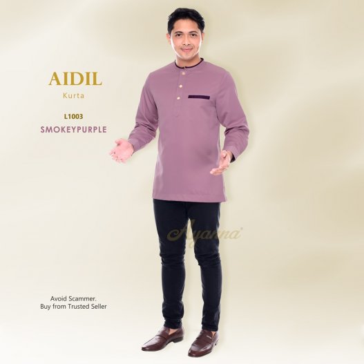 Aidil Kurta L1003 (SmokeyPurple)