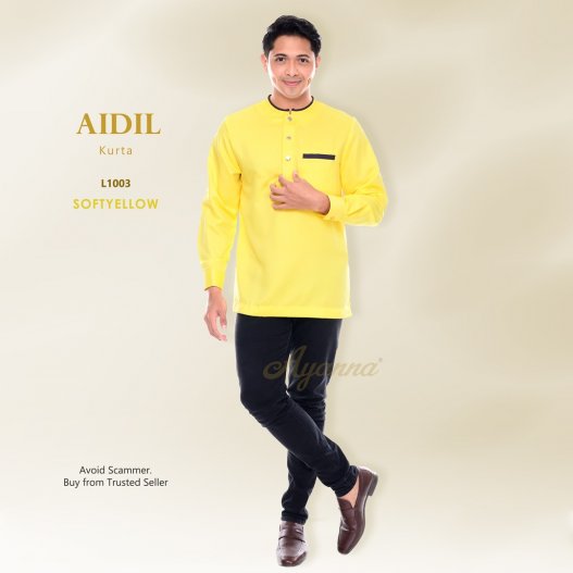 Aidil Kurta L1003 (Yellow) 