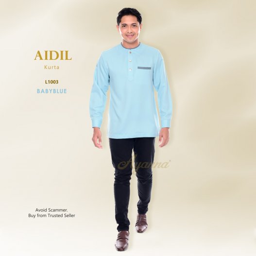 Aidil Kurta L1003 (BabyBlue) 