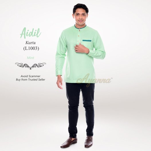 Aidil Kurta L1003 (Mint) 