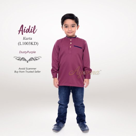 Aidil Kurta L1003KD (DustyPurple) - Dark