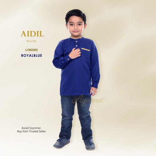 Aidil Kurta L1003KD (RoyalBlue) 