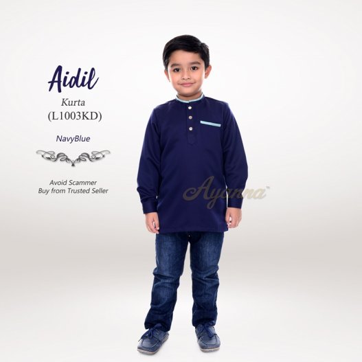 Aidil Kurta L1003KD (NavyBlue) 