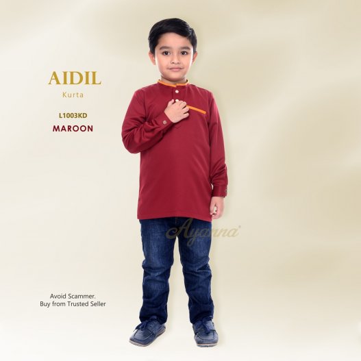 Aidil Kurta L1003KD (Maroon) 